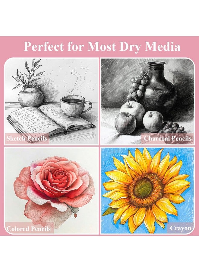 Fuxi Sketch Book for Girls - 9"x12" Spiral Drawing Paper Pad, 100 Sheets (73lb/120gsm), Art Supplies for Adults, Kids Art Supplies, Stocking Stuffers for Girls, 1-Pack. - Image 5