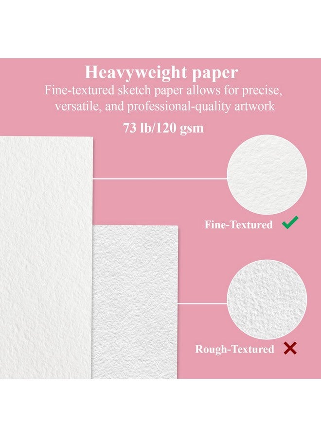 Fuxi Sketch Book for Girls - 9"x12" Spiral Drawing Paper Pad, 100 Sheets (73lb/120gsm), Art Supplies for Adults, Kids Art Supplies, Stocking Stuffers for Girls, 1-Pack. - Image 3