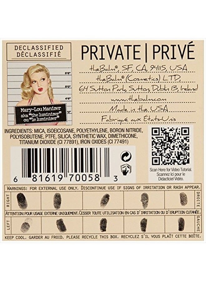 theBalm ماري-لو مانايزر لمعة بلون العسل، هايلايتر، ظل وبريق، توهج خفيف، 0.32 أونصة (عبوة من 1) - Image 3