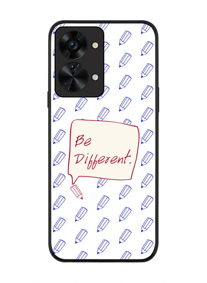 Stylizedd Rugged Black edge case for OnePlus Nord 2T Slim fit Soft Case Flexible Rubber Edges Anti Drop TPU Gel Thin Cover - Be Different - Image 1