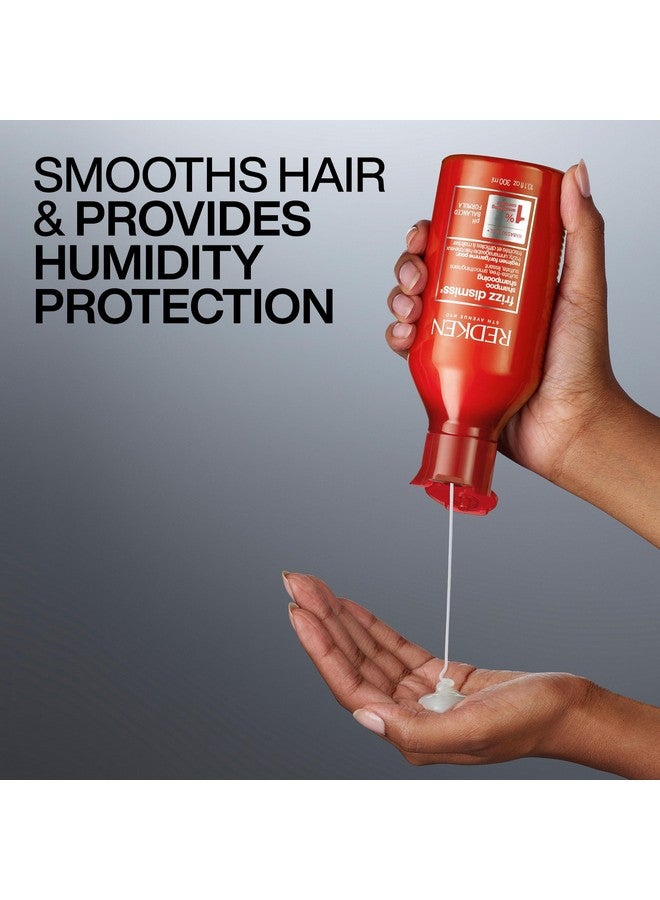 Redken Frizz Dismiss Shampoo | Sulfate Free Shampoo For Frizzy Hair | Gently Cleanses, Smooths, and Adds Shine | Weightless Long-Lasting Frizz Control | Humidity Protection | Anti Frizz - Image 5