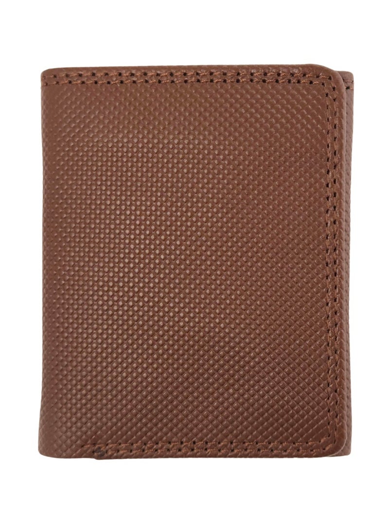 Native Comfort Tri-Fold Genuine Leather Wallet for Men, Premium Leather Material with Versatile Compartment, Ideal for Traveling & Daily Use, Perfect Gift for Any Occasion- Chocolate - Image 3