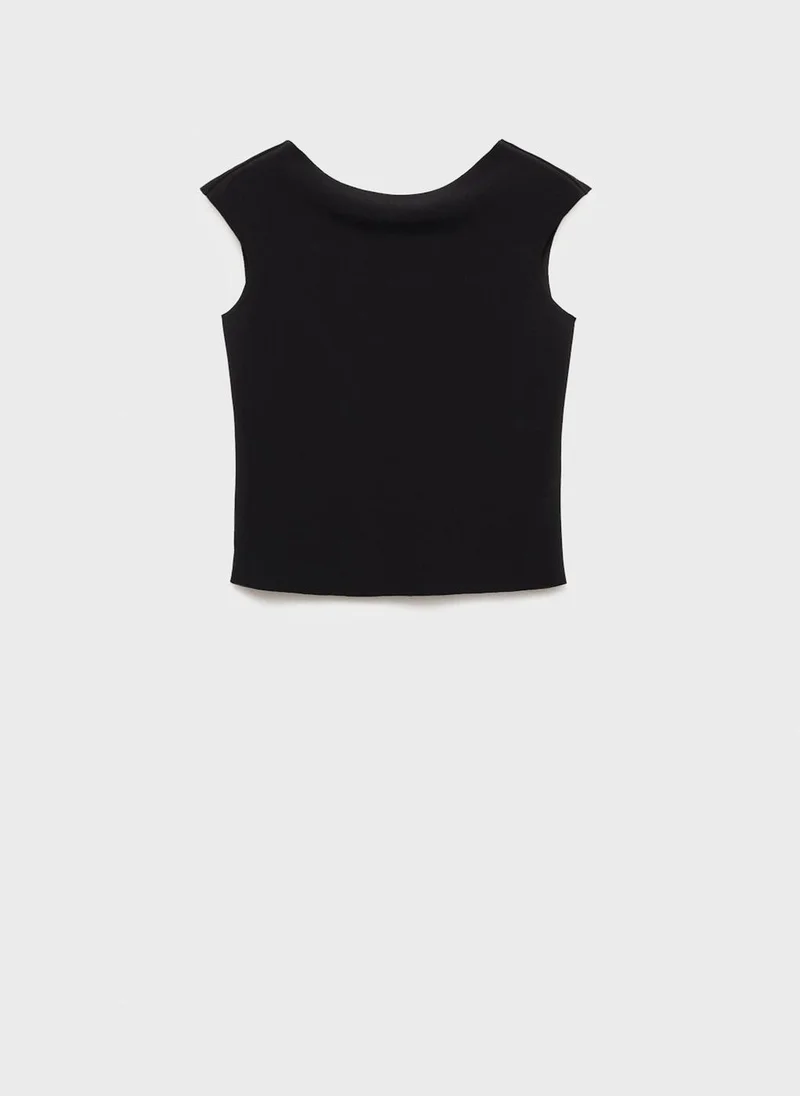 MANGO Open-Back Top