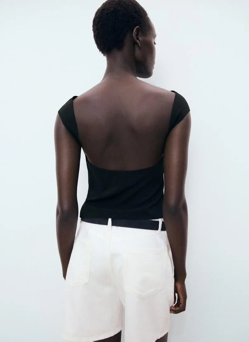 MANGO Open-Back Top