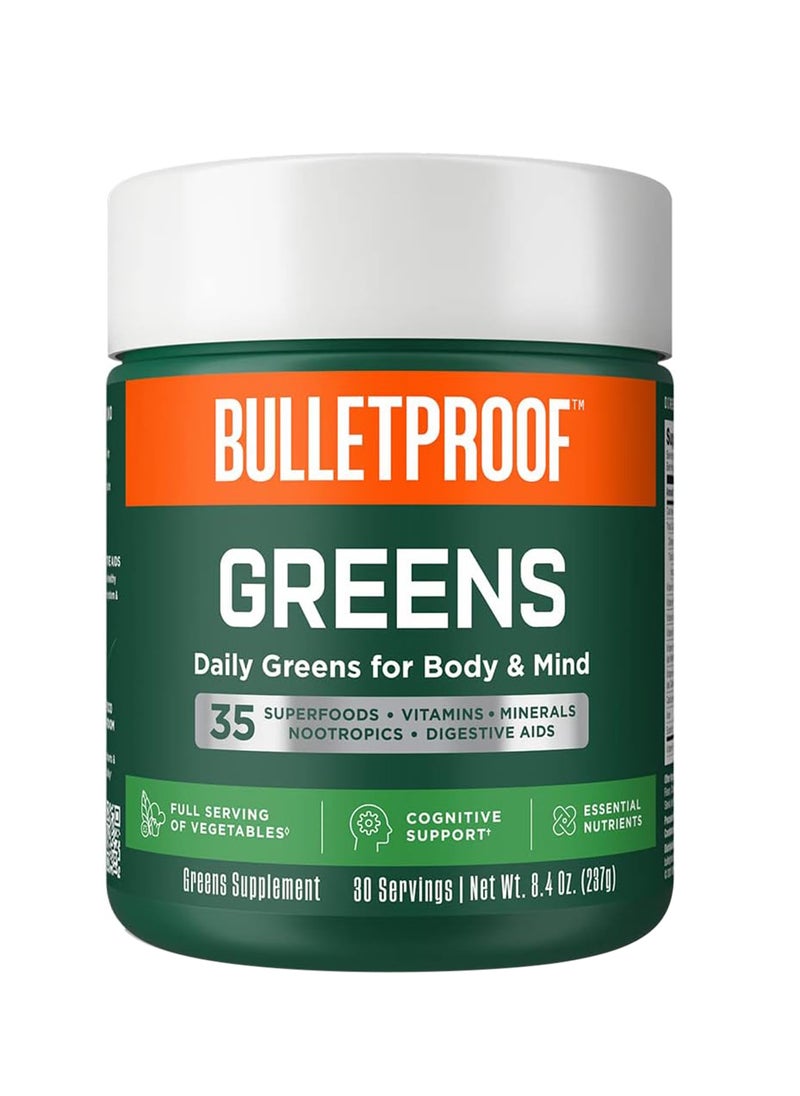 Bulletproof - Greens 8.4 Ounces Daily Greens Powder With Superfoods And Nootropics - Image 1
