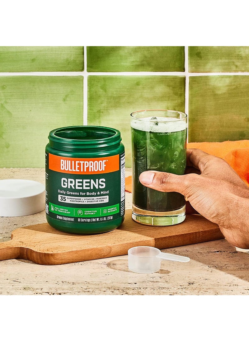 Bulletproof - Greens 8.4 Ounces Daily Greens Powder With Superfoods And Nootropics - Image 1