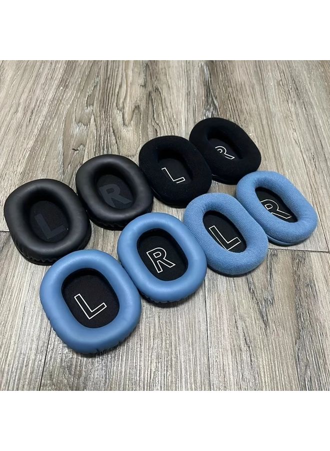 Logitech G Pro X Replacement Ear Pads Black PU Noise Isolating Soft Ear Covers - Image 2