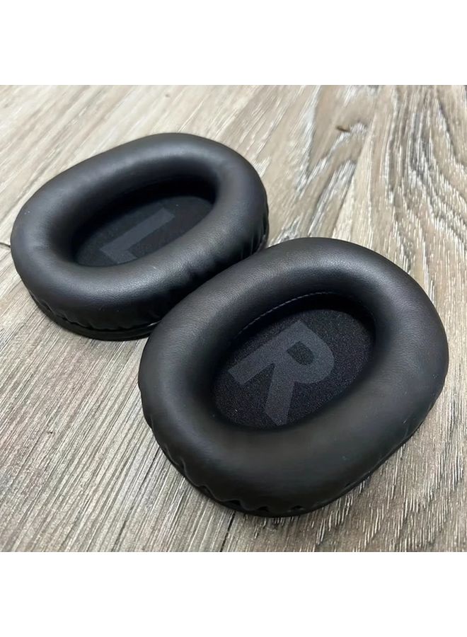 Logitech G Pro X Replacement Ear Pads Black PU Noise Isolating Soft Ear Covers - Image 4
