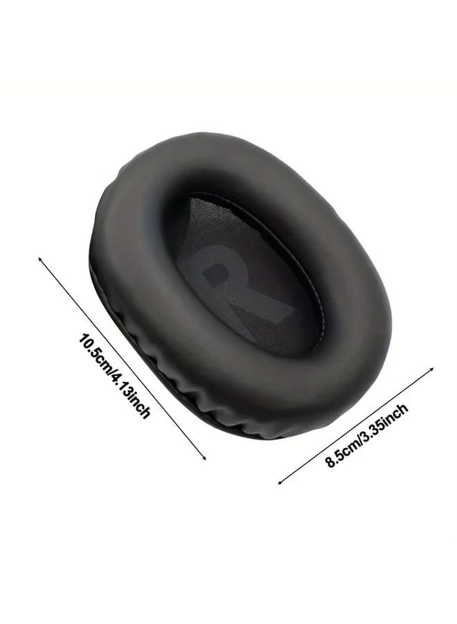 Logitech G Pro X Replacement Ear Pads Black PU Noise Isolating Soft Ear Covers - Image 3