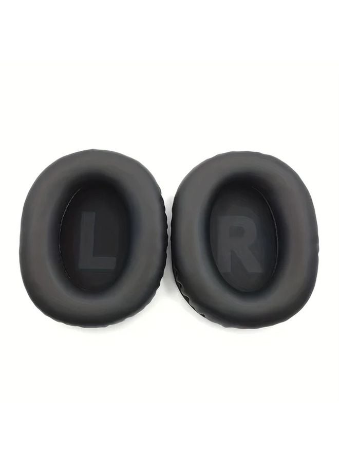 Logitech G Pro X Replacement Ear Pads Black PU Noise Isolating Soft Ear Covers - Image 1