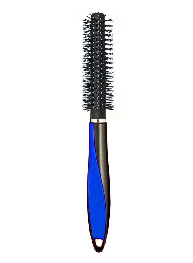 BlackLaoban Round Hair Brush for Blow Drying, Styling, Curling, Straighten with Soft Nylon Bristles for Short or Medium Curly Hairs for Women & Men HBR6 (Blue) - Image 4