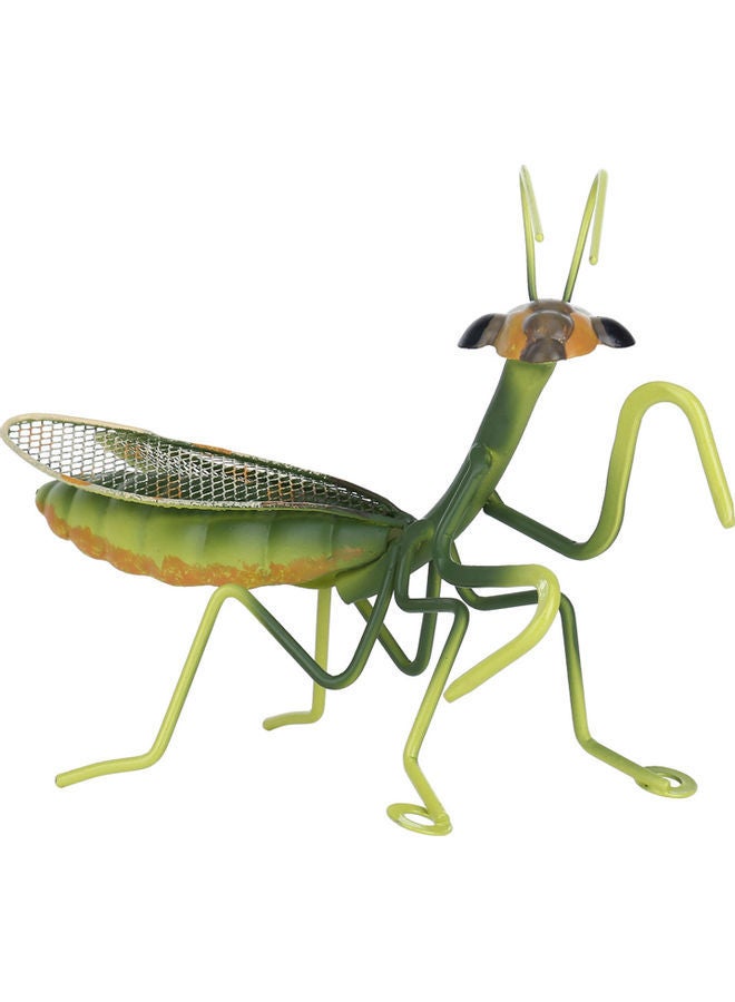 NIBEMINENT Mantis Wall Ornament Green/Yellow/Black 20.5x10x12.5cm - Image 1