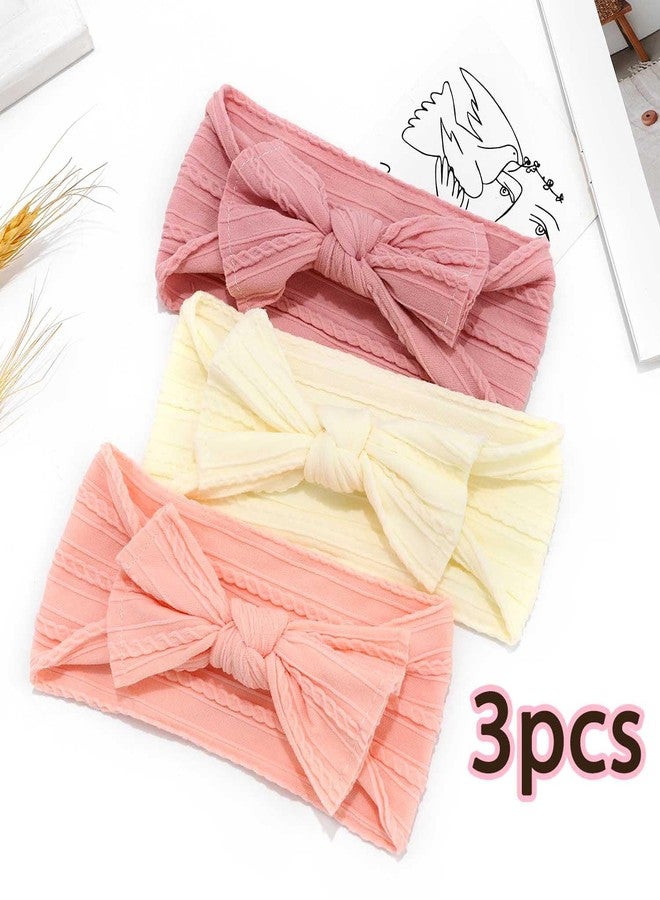 ووي أطواق شعر للأطفال من Woeoe مزينة بفيونكات، مصنوعة من النايلون الناعم، إكسسوارات شعر للبنات حديثات الولادة. - Image 2