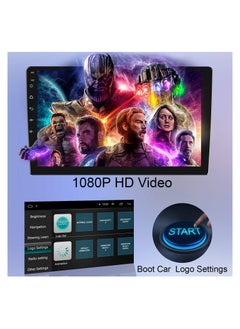 SHEZA STAR Android Double Din Car Stereo 10.1 Inch 1080P HD Touch Screen Car Screen Android 11 System with GPS Navi HiFi WiFi Bluetooth RDS FM Radio Mirror-Link Dual USB with Backup Camera  - Image 4