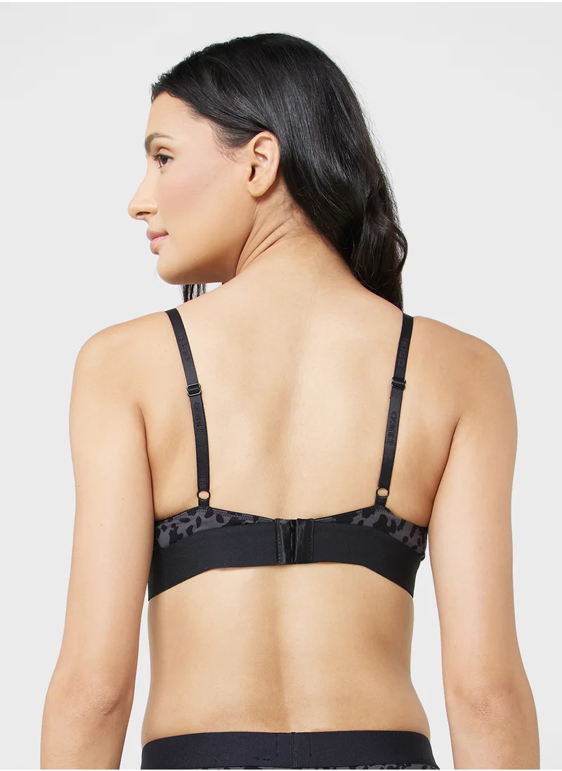 هوجو Logo Printed Bra