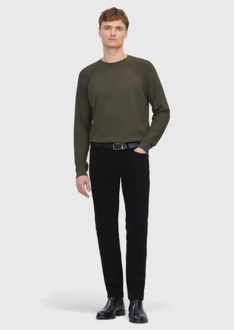 Ramsey Khaki Knitwear Sweatshirt