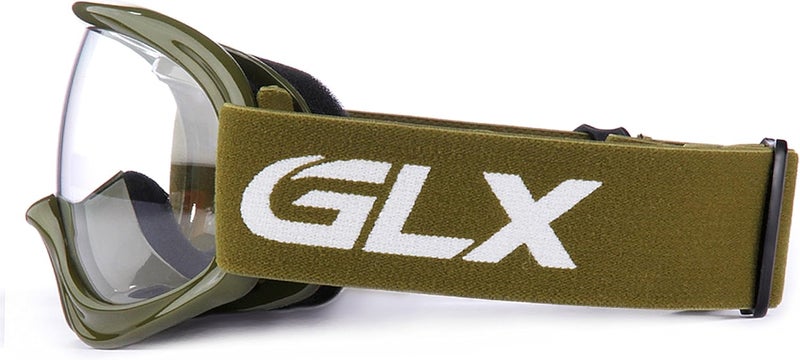 GLX YH15 Anti-Fog Impact-Resistant Kids Youth ATV Off-Road Dirt Bike Motocross Goggles for Boys & Girls (Army Green, one_Size) - Image 2