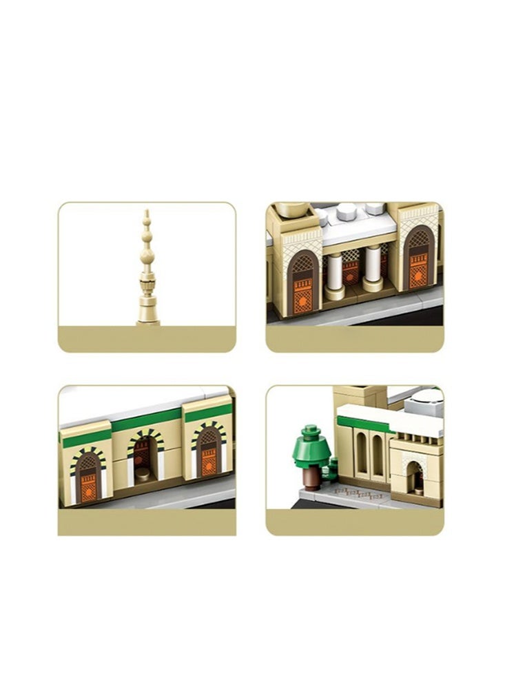 Muslim building blocks Mecca Holy Mosque building set | Forbidden Mosque model | Mecca Islamic children's and adult toys | Kaaba building blocks puzzle game | DIY mosque building set | Ramadan Eid gift - Image 2