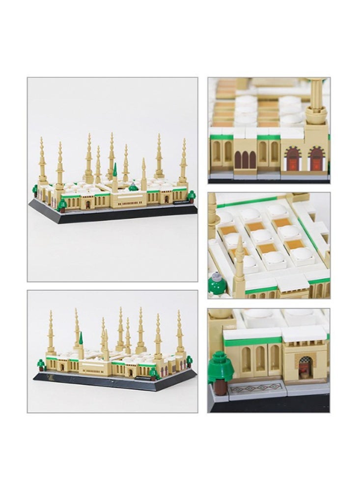 Muslim building blocks Mecca Holy Mosque building set | Forbidden Mosque model | Mecca Islamic children's and adult toys | Kaaba building blocks puzzle game | DIY mosque building set | Ramadan Eid gift - Image 3