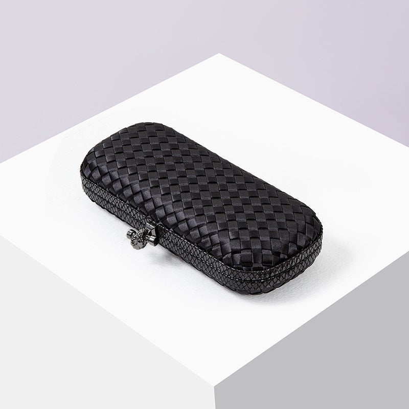 Silk Hand-Woven Women'S Clutch Bag Cross-Body Simple Dinner Bag Chain Small Bag - Image 5