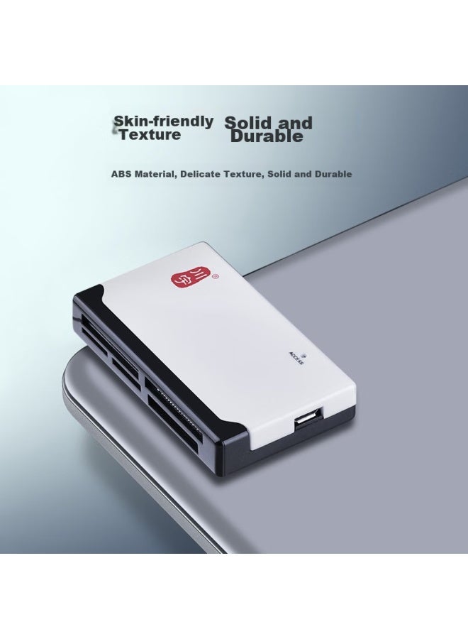Chuanyu Multi-functional All-in High-speed Card Reader Supports Sd/tf/cf/xd/ms/m2 For Dslr Cameras, Smartphones, Dash Cams, And Storage Memory Cards - Image 5