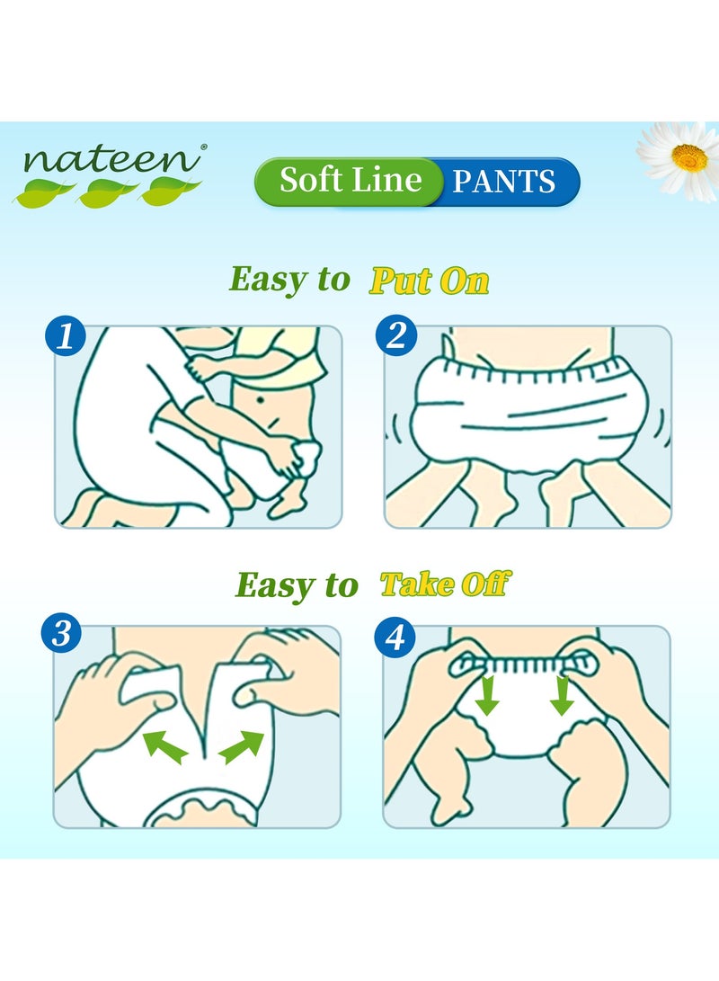 Premium Care Baby Pants Diapers, Size 6(15+kg), XXL Baby Pull Ups, 160 Count Diaper Pants, Super Absorbent, Ultra Thin Baby Diapers Pants