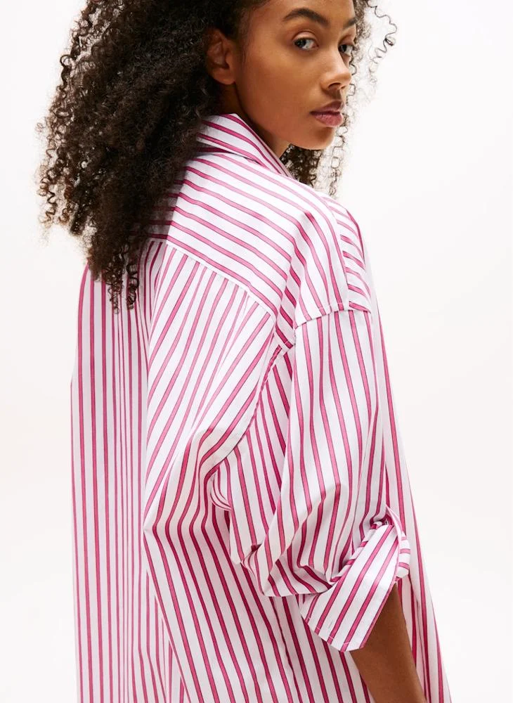 TOMMY JEANS Logo Mini Shirt Dress