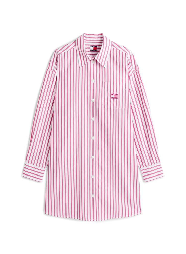 TOMMY JEANS Logo Mini Shirt Dress - Image 4