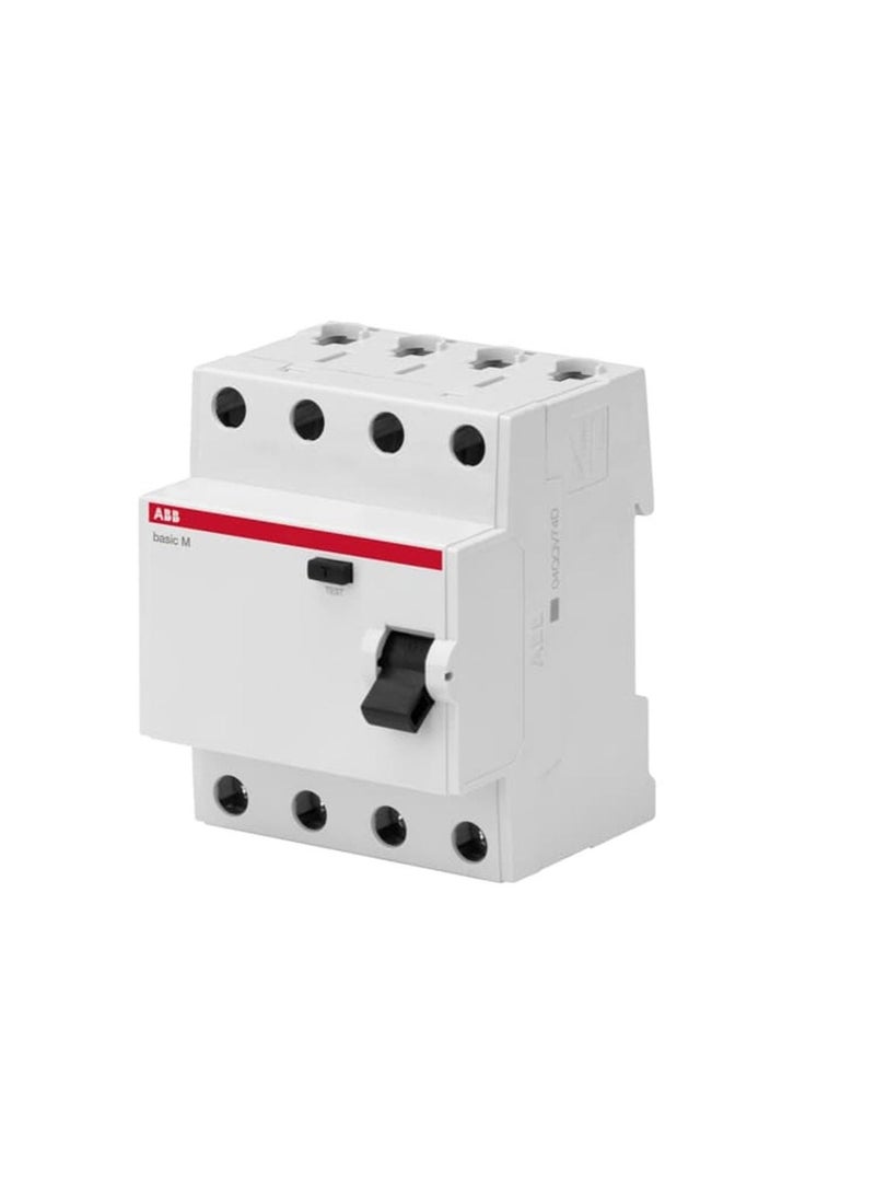 ABB Earth Leakage Circuit Breaker  40A 4 POLE  30MA BMF61440  2CSF604061R1400  - Image 2