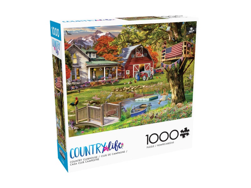 Buffalo Games - Garry Walton - Country Clubhouse - 1000 Piece Jigsaw Puzzle for Adults -Challenging Puzzle Perfect for Game Nights - Finished Size is 26.75 x 19.75 - Image 3