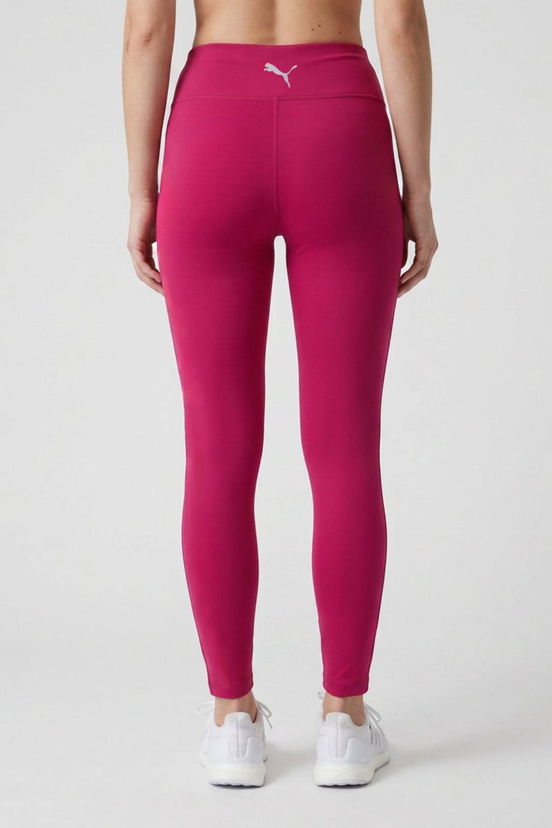 PUMA Women Sportswear Fit Training Full Length Leggings, Dark Pink - Image 4