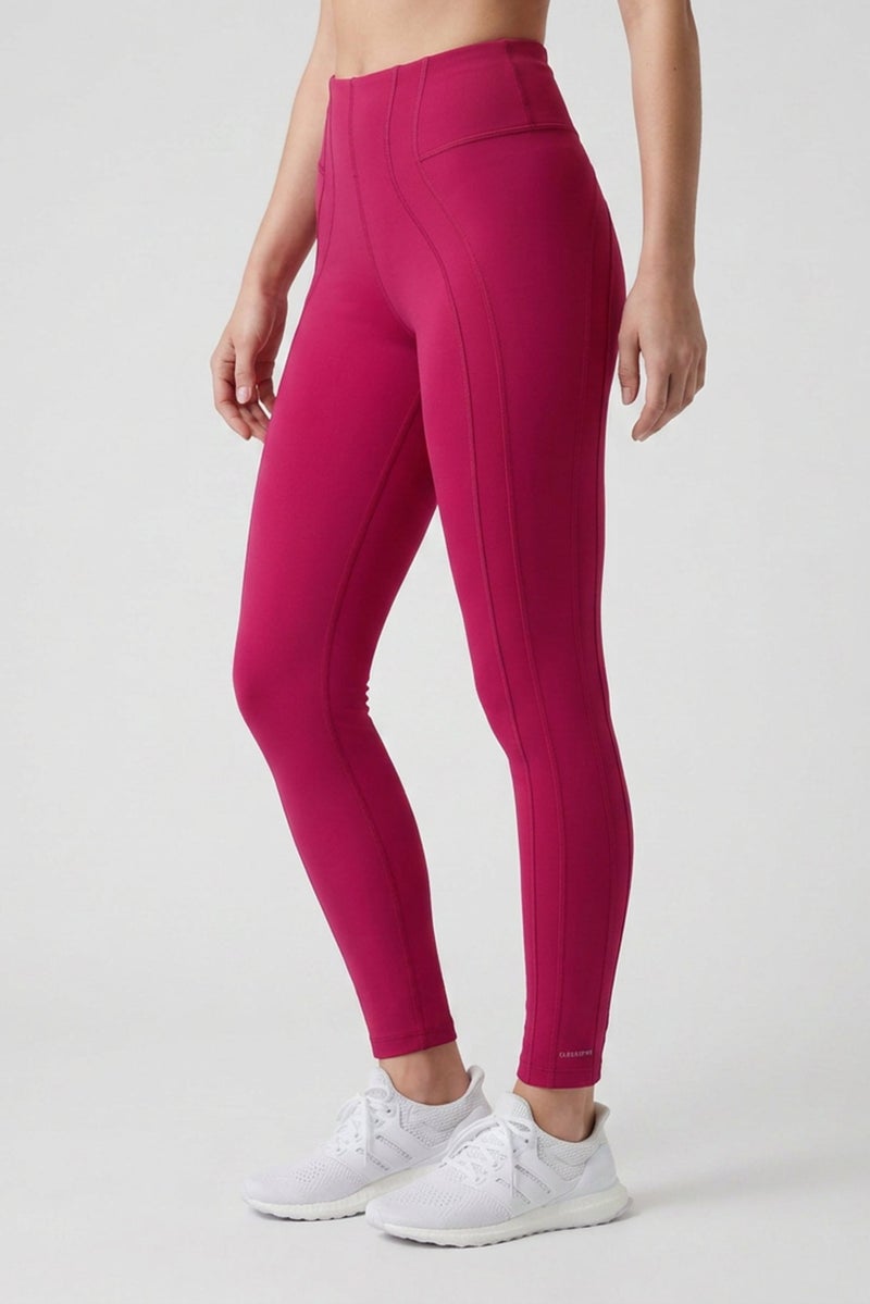 PUMA Women Sportswear Fit Training Full Length Leggings, Dark Pink - Image 3