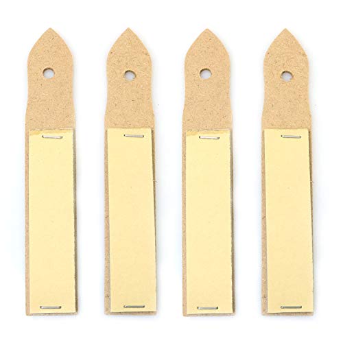 RLECS 4-Pack Sketch Sandpaper Pencil Pointer Sand Paper Sharpener Drawing Tools Sanders for Sharpening Pastel Sticks, 12 Sheets/Board - Image 1