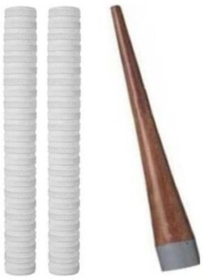 Owlix Premium Set: 1 Wooden Gripper Cone + 2 White Grips - Ultra Tacky (3-Pack) - Image 4