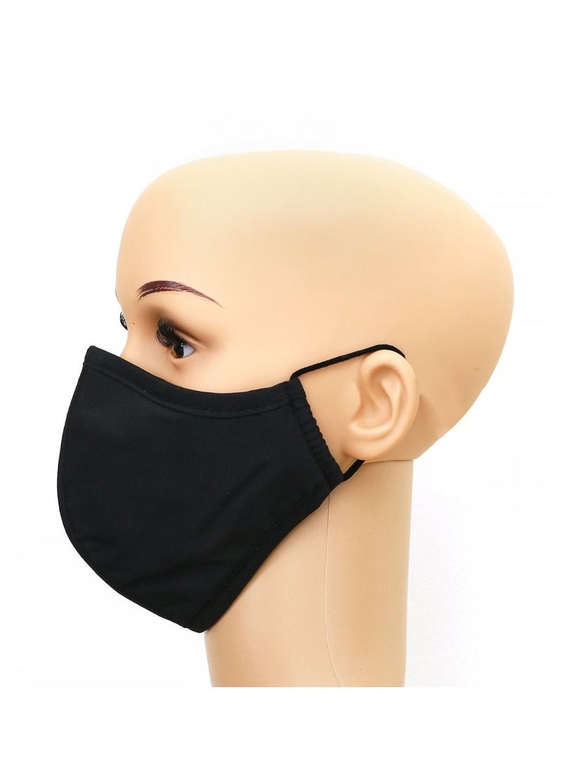 AROPEC Reusable Face Mask With Anti-Viral / Anti Bacterial Treatment, Black - Image 2
