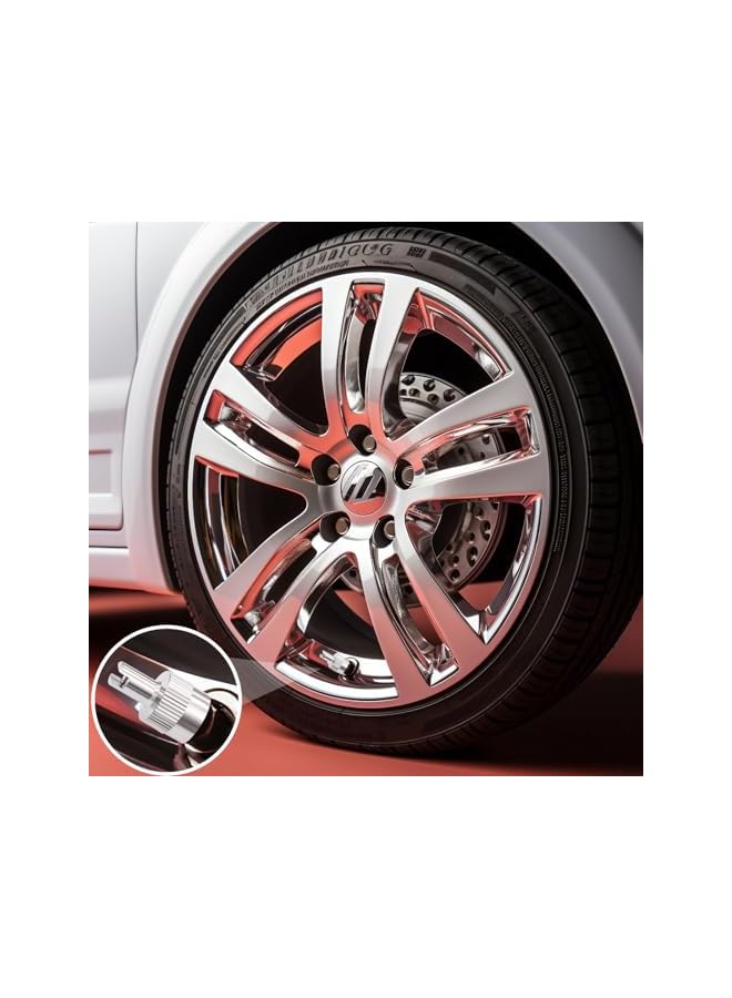 S-TOP 10PCS Nickel Brass Tire Valve Stem Caps with Valve Core Remover, Anti-Theft Slotted Caps, O-Ring Seal, Durable & Corrosion Resistant, Universal Fit for Cars, SUVs, Trucks, Bikes & Motorcycles - Image 2