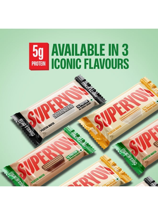 SuperYou Mini Wafer Protein Bar-Choco-Hazelnut 20G  (Pack of 10) - view 5