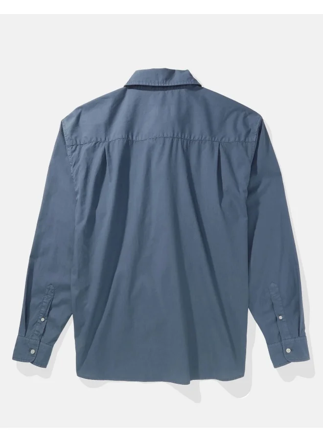 American Eagle Front Pocket Relaxed Fit Shirt