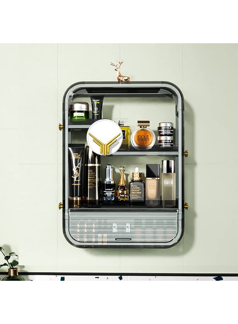 LIMOS Wall Hanging Makeup Storage Organizer Skincare for Bedroom Bathroom - Image 1