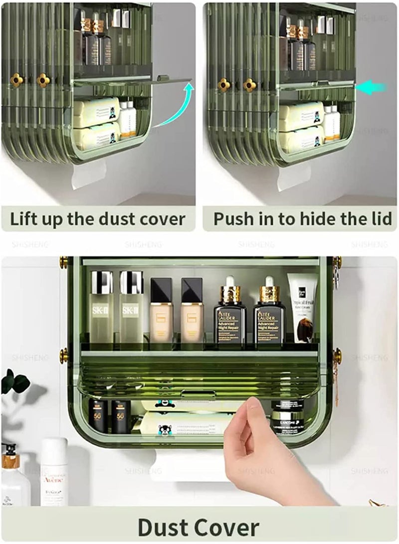 LIMOS Wall Hanging Makeup Storage Organizer Skincare for Bedroom Bathroom - Image 3