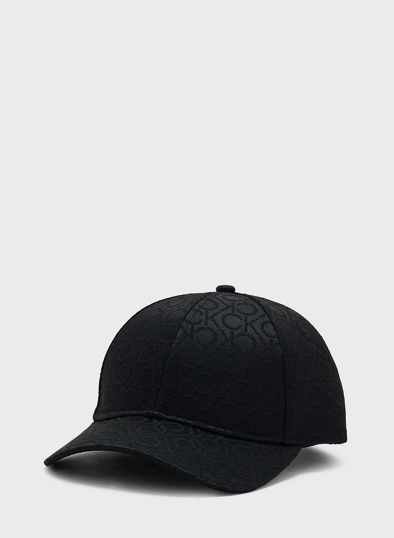 CALVIN KLEIN Monogram Curved Peak Cap