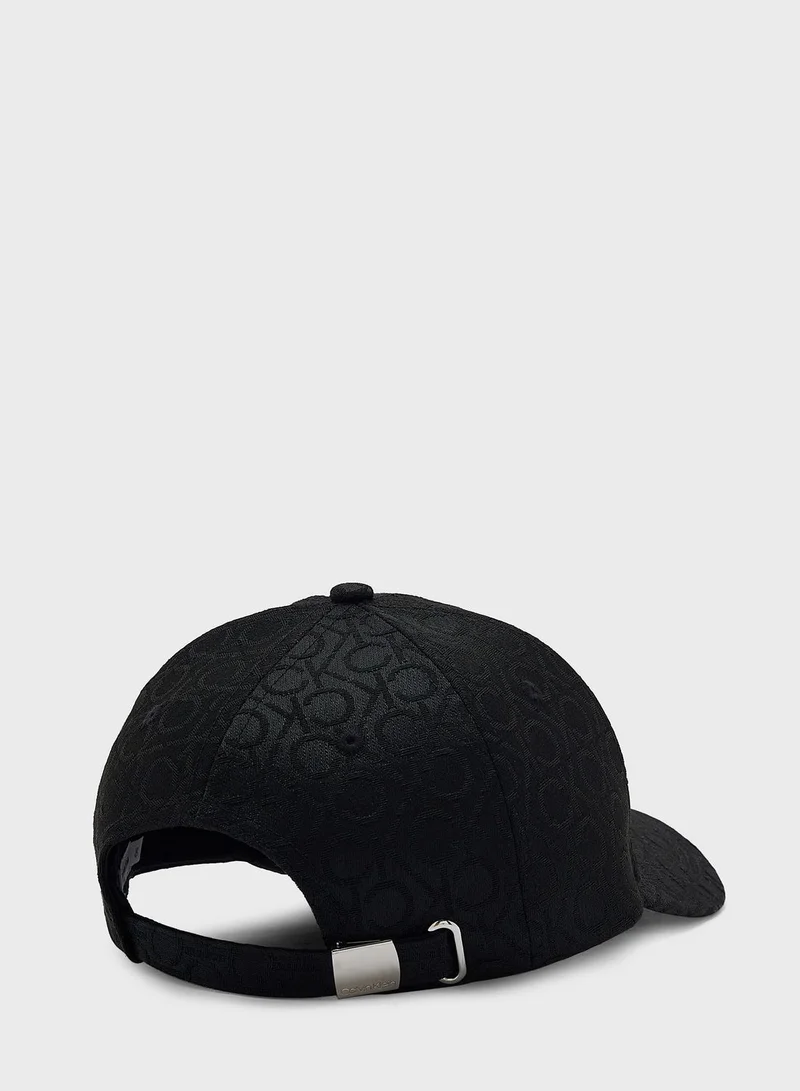 CALVIN KLEIN Monogram Curved Peak Cap