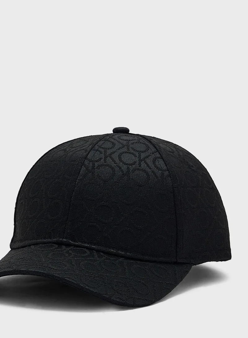 CALVIN KLEIN Monogram Curved Peak Cap