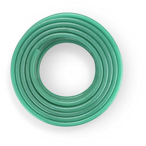 Garbnoire 0.75 Inch Heavy Duty 3 Layered Braided Water Hose Pipe | Garden Outdoors Pipes (10 Meter (32.8 Feet), Green) - Image 2