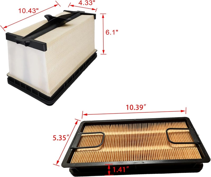 LeleoCar PA31011 7010030 Air Filter Set for Bobcat Loaders and Telescopic Handlers - Image 2