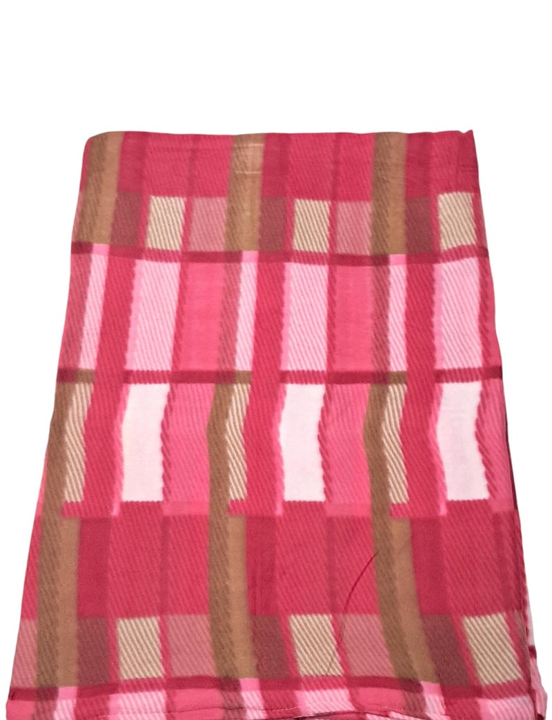 CHANDRAVATI Single Bed ||60x90 ||Fleece|| Quilt Cover/Duvet Cover/Rajai Cover/Blanket Cover for Winters (RC-Pink) - Image 3