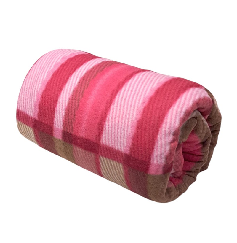 CHANDRAVATI Single Bed ||60x90 ||Fleece|| Quilt Cover/Duvet Cover/Rajai Cover/Blanket Cover for Winters (RC-Pink) - Image 4