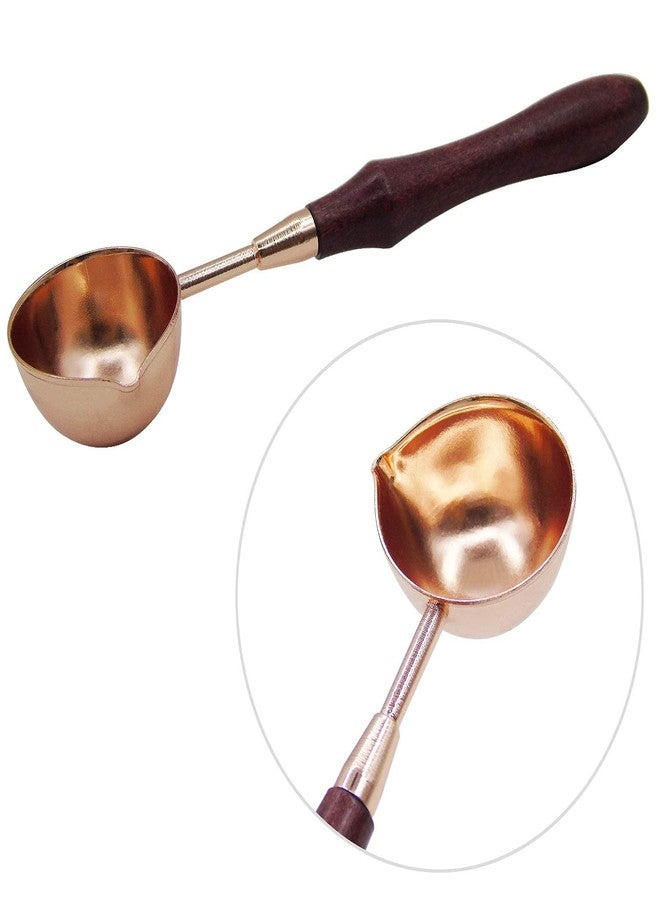 MATIN IMPEX Wax Seal Warmer Wax Seal Kit Wax Melting Pot Wax Seal Furnace with Wax Melting Spoon for Wax Sealing Stamp Wax Seal Spoon Holder for Letter Envelope Stamp - Image 3