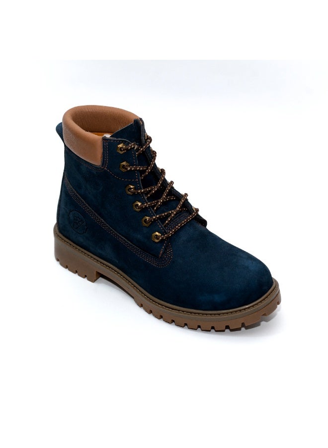Levent G.L Working Style Half Boot - Navy - Image 1