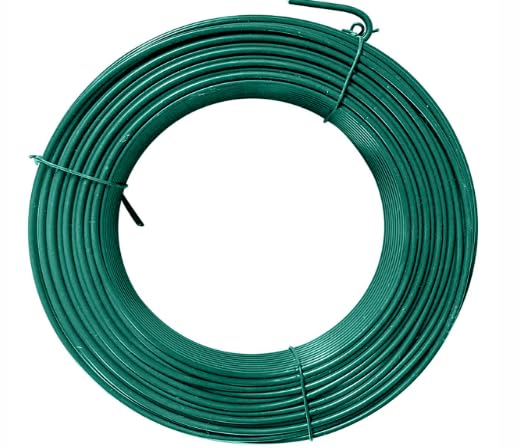 AKKIAGRO PVC Coated Heavy Duty GI Wire Rope Clothesline Ideal for Drying Heavy Clothes Assorted Colours Pack of 1 32 Meter - Image 1